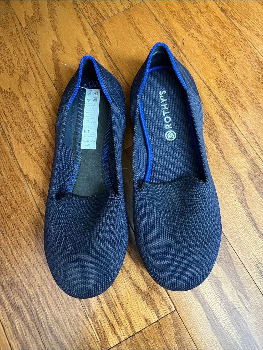 Rothy's Red Knit Girls' Ballet Flats